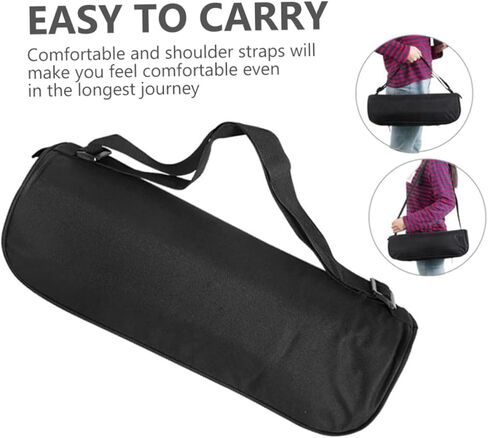 ULTECHNOVO Heavy Duty Nylon Tripod Carrying Case with Handle and Shoulder Strap, 50cm Black Camera Tripod Organizer for Outdoor Photography and Lighting Stands in Kuwait