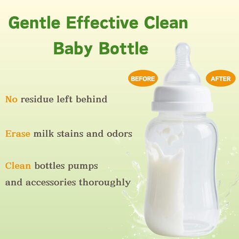 150 قطعة من أقراص تنظيف زجاجات الأطفال من ICUIRE متوافقة مع Momcozy وBaby Brezza وGROWNSY لجميع العلامات التجارية لغسالات زجاجات الأطفال، أقراص غسيل زجاجات الأطفال الآمنة تزيل بقايا فيلم الحليب والروائح in Kuwait