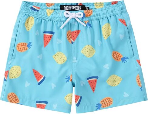 Boys Swimming Trunks 2T-12 Year Swim Shorts Kids Quick Dry Bathing Suit with Mesh Lining in Kuwait