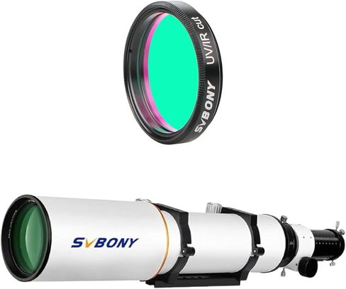 SVBONY SV503 Refractor Telescope, 102mm F7 Extra Low Dispersion Achromatic Refractor OTA, Dual-Speed Focuser with 1.25" UV IR Cut Block Filter in Kuwait