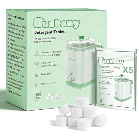 Descaling Tablets 150 PCS for Momcozy Baby Brezza Grownsy Papablic Momfann Bottle Washer - Detergent Tablets for All Brands Bottles Washers Machines in Kuwait