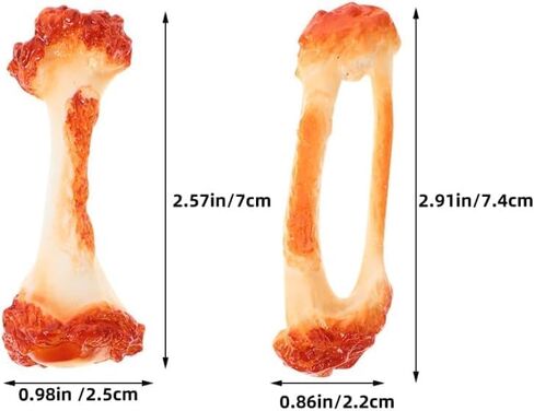 6Pcs Lifelike Artificial Chicken Leg & Wing Bone Models - Fake Fried Chicken Food Props for Photography, Kitchen Display, Party Decor, Pretend Play in Kuwait