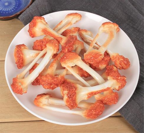 6Pcs Lifelike Artificial Chicken Leg & Wing Bone Models - Fake Fried Chicken Food Props for Photography, Kitchen Display, Party Decor, Pretend Play in Kuwait