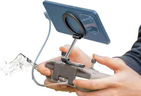 حامل هاتف مغناطيسي قابل للطي يدور 360 درجة لـ DJI RC-N1/N2/N3 دعامة تحكم لـ DJI Neo 2/Mini 5 Pro ملحقات طائرة بدون طيار in Kuwait