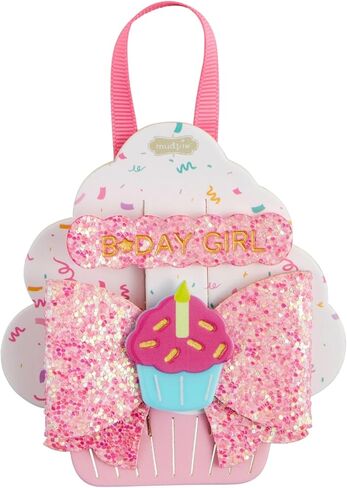 Mud Pie Children's Cupcake Birthday Hair Clips in Kuwait