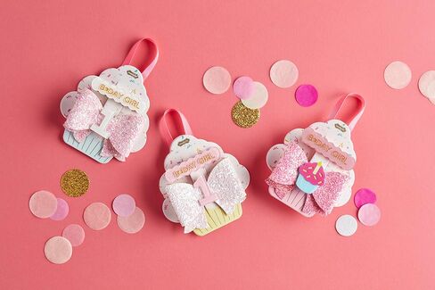 Mud Pie Children's Cupcake Birthday Hair Clips in Kuwait