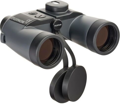 مناظير Fujinon 7x50 WPC-XL Mariner مع حزمة بوصلة مع مجموعة تنظيف + حزام عائم - أحمر + حزام مجهر لحزام تعليق ProStaff in Kuwait