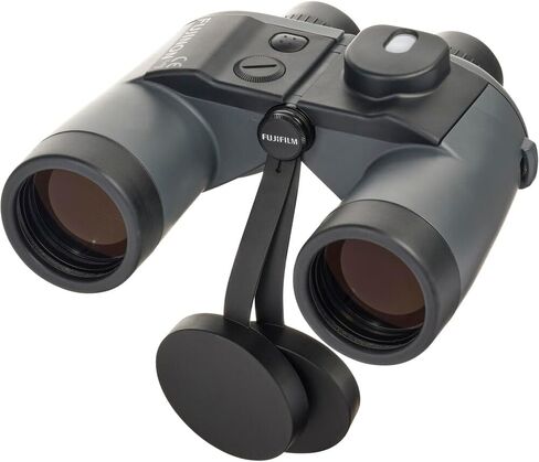 مناظير Fujinon 7x50 WPC-XL Mariner مع حزمة بوصلة مع مجموعة تنظيف + حزام عائم - أحمر + حزام مجهر لحزام تعليق ProStaff in Kuwait