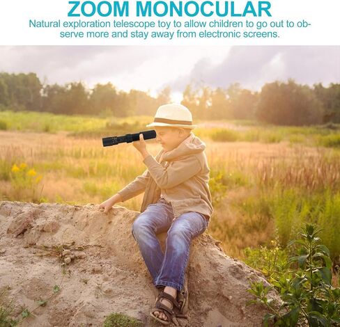 تلسكوب أحادي العين عالي القوة من Cabilock 10-300x40 تكبير معدني في الهواء الطلق للمشي لمسافات طويلة والتخييم ومشاهدة الطيور مع مشبك عالمي وحامل ثلاثي القوائم in Kuwait