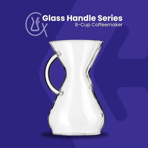 اناء اعداد قهوة زجاجي من شيميكس, شفاف, 8-Cup in Kuwait