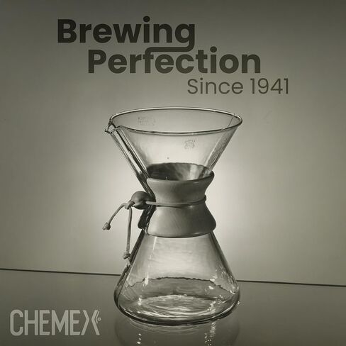 اناء اعداد قهوة زجاجي من شيميكس, شفاف, 8-Cup in Kuwait
