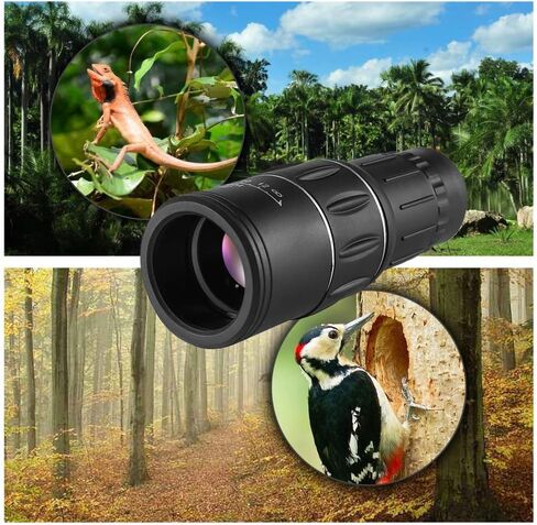 High Powered Focus Monocular Telescope with BAK4 Prism Water Fogproof Portable Handheld Scope for Hunting Camping Birdwatching Outdoor Activities in Kuwait