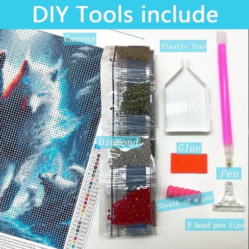 AMORARS Cow Diamond Painting Kit for Adults, 5D Flower Diamond Art for Beginners - DIY Full Diamond Dot Gem Art Painting, Suitable Gifts and Home Wall Decoration Crafts，12x12Inch in Saudi Arabia