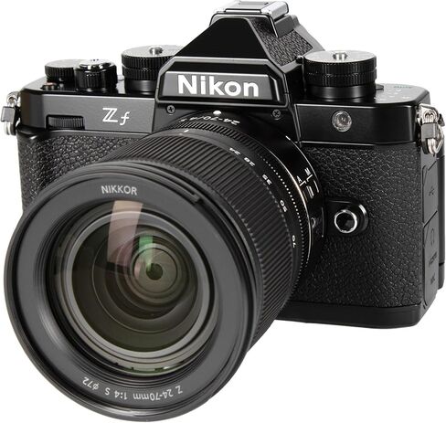 Nikon Zf Full-Frame Mirrorless Camera with 24-70mm f/4 Lens (1772) + FTZ II Mount Adapter + EN-EL15C Battery + 2 x 64GB Memory Card + Photo Software + Lens Filter Kit + More (18pc Bundle) in Kuwait
