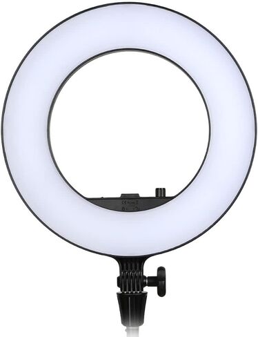 Godox 14.2″ Daylight LED Ring Light (Black), 5600K Continuous Lighting, 180 LEDs, Dimmable Output, Smartphone Holder, AC Powered Ring Light for Photo & Video (LR180BLK) in Kuwait