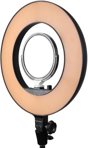 Godox 14.2″ Daylight LED Ring Light (Black), 5600K Continuous Lighting, 180 LEDs, Dimmable Output, Smartphone Holder, AC Powered Ring Light for Photo & Video (LR180BLK) in Kuwait