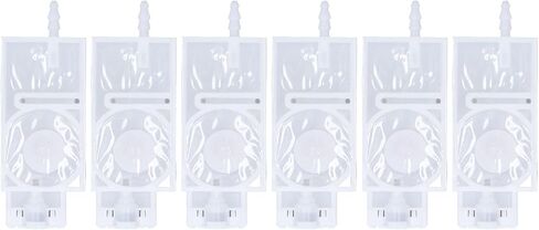 6pcs ink ink in line interface ، head print ، ink ، for xp600 printer (white) in Saudi Arabia