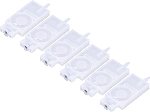 6pcs ink ink in line interface ، head print ، ink ، for xp600 printer (white) in Saudi Arabia