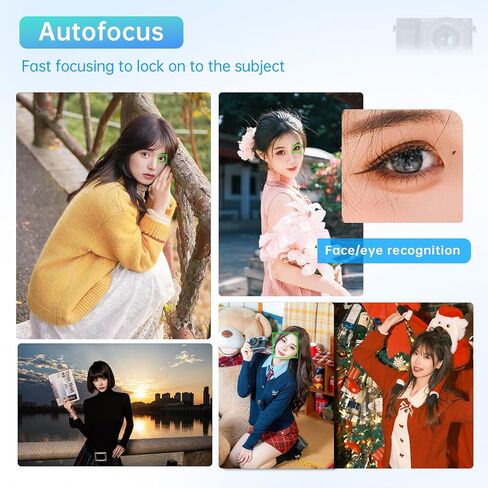 7artisans AF 50 مم f1.8 APS-C عدسة رئيسية لسلسلة Fuji X Mount LITE 178 جرام التركيز اليدوي التلقائي STM عدسة الكاميرا، التركيز التلقائي للوجه/العين للتصوير الفوتوغرافي الإنساني/البورتريه/الشارع (لـ Fuji X Mount) in Kuwait