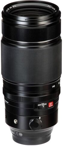 عدسة Fujifilm XF 50-140 مم f/2.8 R LM OIS WR، تكبير تليفوتوغرافي لكاميرات X-Mount APS-C، مكافئ 76-213 مم، OIS، مختومة بالطقس، حزمة مع طقم فلتر UV/CPL/ND مقاس 72 مم، غلاف عدسة، ضمان لمدة عام in Kuwait