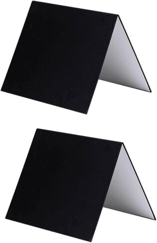 Balacoo 2pcs A4 التصوير الفوتوغرافي العاكس من الورق المقوى طوي لوحة عاكسة للكائنات الثابتة والطهي التصوير الفوتوغرافي الإضاءة الملحقات المحمولة ضوء الصورة الناشر للاستوديو in Kuwait