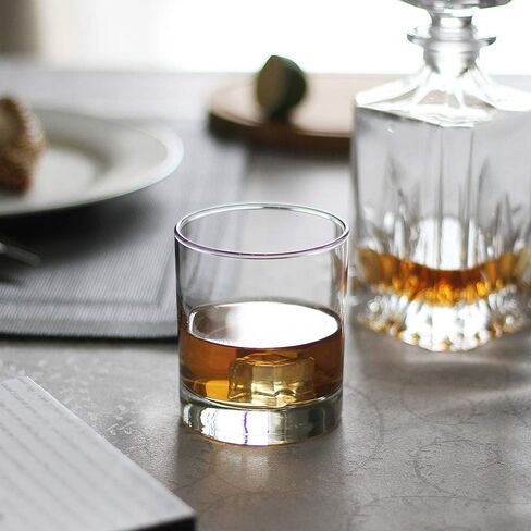 KGnB Whiskey Glasses,Set of 2,11 oz,Premium Scotch Glasses,Bourbon Glasses for Cocktails,Rock Style Old Fashioned Drinking Glassware,Perfect for Father's Day,Party,Bars,Gift, Restaurants and Home in Saudi Arabia