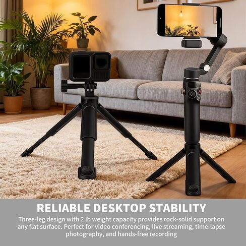 Mini Extendable Tripod, Handheld Stand for Live Streaming and Vlogging in Kuwait
