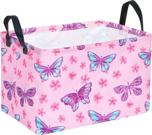 Football Pattern Storage Basket Gift Laundry Bins Collapsible Storage Baskets Box Laundry Nursery Hamper for Home and Office Decoration with Handles in Kuwait