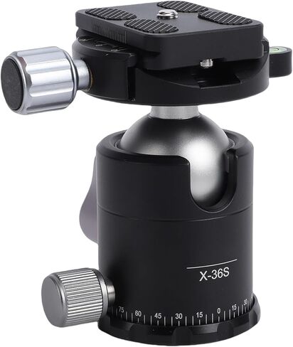 36mm Camera Tripod Ball Head, Metal Panorama Ball Mount with 1/4 Inch Plate, DSLR Tripod Mount, Ideal for DSLR Camera, Monopod & Slider in Kuwait