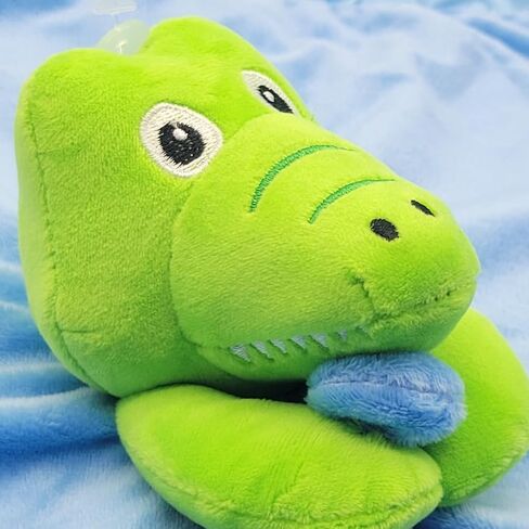 Alligator Lovey Blanket for Baby | Large 20" x 20" Baby Lovey for Girls or Boys | Cute Alligator Security Blanket for Babies and Toddlers in Kuwait