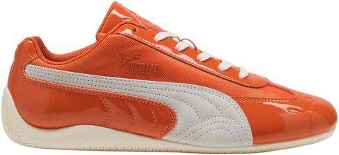 PUMA Womens Speedcat Patent Lace Up Sneakers Shoes Casual - Orange in Kuwait