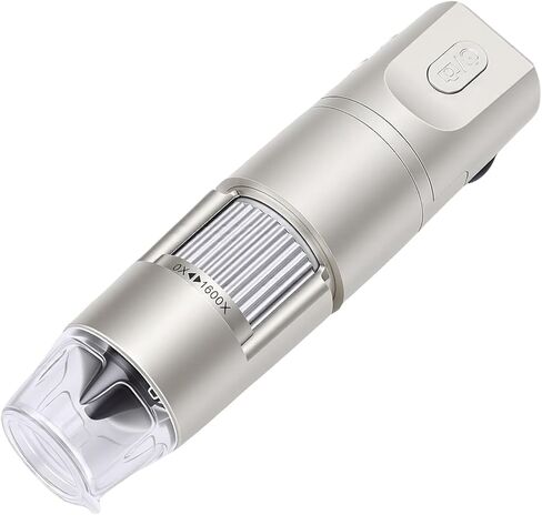 VBESTLIFE مجهر محمول USB، تكبير 50X-1600X مجهر محمول واي فاي، كاميرا فحص 1080P HD للهاتف المحمول والكمبيوتر الشخصي in Kuwait