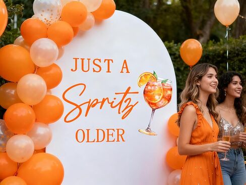 ملصق حائط Just a Spritz Older - زينة لحفلات الزفاف القديمة من Spritz - ديكورات حفلات أعياد الميلاد بحمضيات الليمون in Kuwait