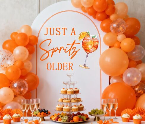 ملصق حائط Just a Spritz Older - زينة لحفلات الزفاف القديمة من Spritz - ديكورات حفلات أعياد الميلاد بحمضيات الليمون in Kuwait