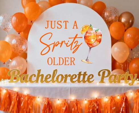 ملصق حائط Just a Spritz Older - زينة لحفلات الزفاف القديمة من Spritz - ديكورات حفلات أعياد الميلاد بحمضيات الليمون in Kuwait