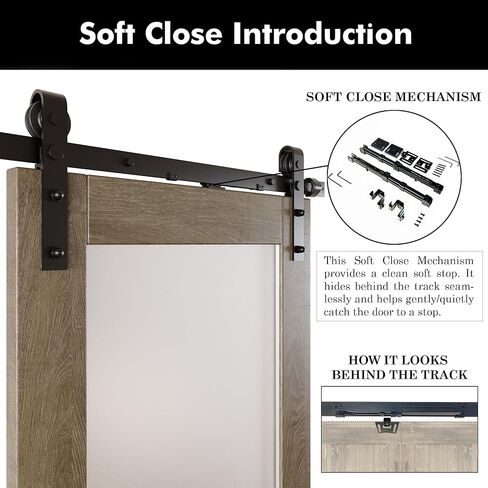 Classic Gray 48 x 84 in. Sliding Barn Door, Set of 2 Doors, Half Lite Frosted Glass, Assembly Required, with 18 ft Double Door Hardware Kit, Non-Bypass, Interior Use in Saudi Arabia