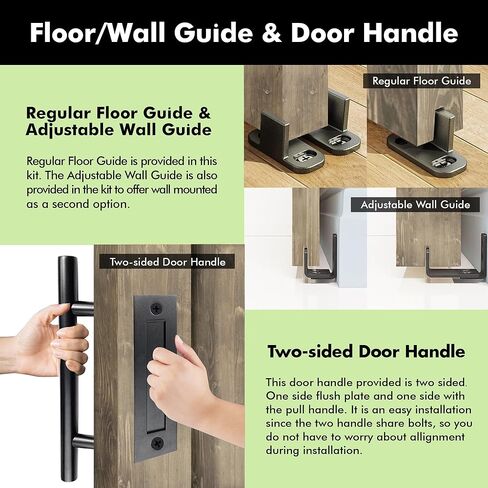 Classic Gray 48 x 84 in. Sliding Barn Door, Set of 2 Doors, Half Lite Frosted Glass, Assembly Required, with 18 ft Double Door Hardware Kit, Non-Bypass, Interior Use in Saudi Arabia