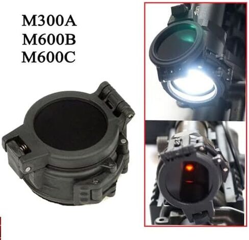 25-26 مللي متر النايلون الأسود التكتيكية IR غطاء مرشح استبدال ل M300 M600 مشاعل التكتيكية in Kuwait