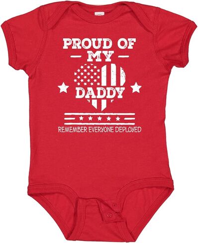 بدلة أطفال من Inktastic Military Daddy Red Friday in Kuwait