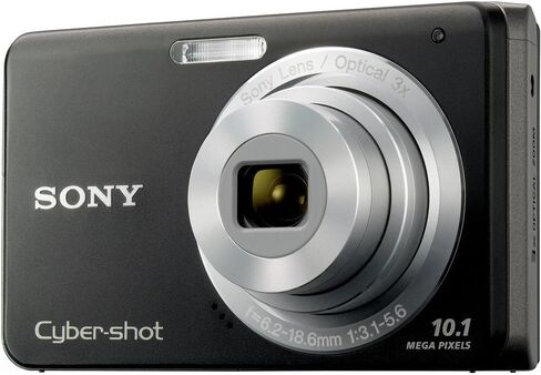 Sony Cybershot DSC-W180 10.1MP Digital Camera with 3x SteadyShot Stabilized Zoom and 2.7-inch LCD (Black) in Kuwait