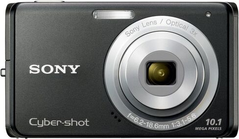 Sony Cybershot DSC-W180 10.1MP Digital Camera with 3x SteadyShot Stabilized Zoom and 2.7-inch LCD (Black) in Kuwait