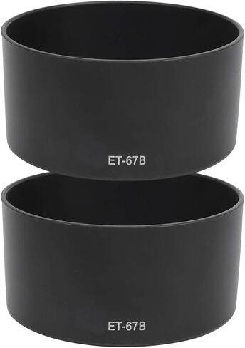 قطعتان من غطاء العدسة البلاستيكي خفيف الوزن لعدسة EFS 60 مم F/2.8 USM، تمنع تشتت الضوء، غطاء غطاء الكاميرا للتصوير الفوتوغرافي في الهواء الطلق in Kuwait