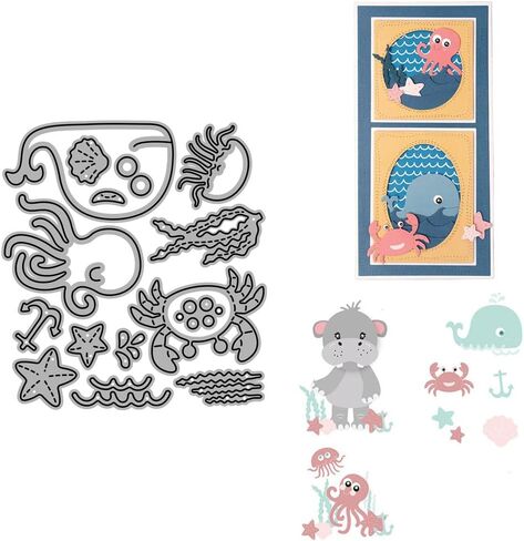 Patchwork Butterfly Metal Cutting Dies for Card Making, Paper Embossing Die Cuts Kit Templates Supplies, Photo Frame Album DIY Scrapbooking Stencils Sets in Saudi Arabia