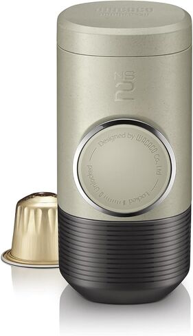WACACO Minipresso NS, Portable Espresso Machine, Compatible Nespresso Original Capsules and Compatibles, Travel Coffee Maker, Manually Operated from Piston Action in Saudi Arabia