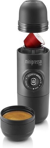 WACACO Minipresso NS, Portable Espresso Machine, Compatible Nespresso Original Capsules and Compatibles, Travel Coffee Maker, Manually Operated from Piston Action in Saudi Arabia