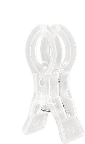 10 Pack Clear Balloon Arch Clips, 3 1/2 x 1 x 1 4/5 Inch balloon arch clamps for backdrop Stand, Wedding, Birthday, Photography Studio, Crafts, and Decorations in Saudi Arabia