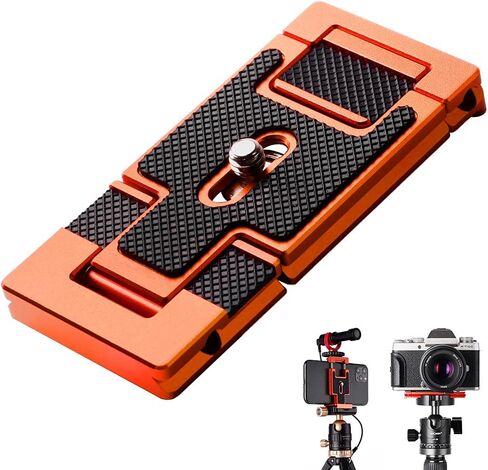 حامل ثلاثي للكاميرا DSLR مقاس 78 بوصة من K&F مع عمود مركزي متعدد الزوايا قابل للدوران من سبائك المغنيسيوم، لوحة سريعة التحرير مع برغي 1/4 بوصة للكاميرا والقفص والهاتف المحمول in Kuwait