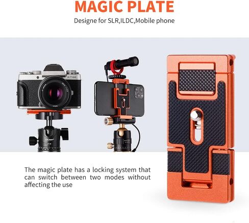 حامل ثلاثي للكاميرا DSLR مقاس 78 بوصة من K&F مع عمود مركزي متعدد الزوايا قابل للدوران من سبائك المغنيسيوم، لوحة سريعة التحرير مع برغي 1/4 بوصة للكاميرا والقفص والهاتف المحمول in Kuwait