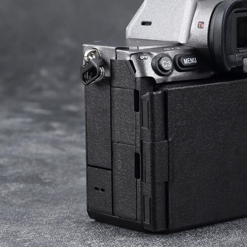 واقيات شاشة الكاميرا Sony ILCE-7M5/Sony Alpha 7 V وSkin A7M5 ملصق واقٍ 3M غطاء واقي للجسم (رمادي + أسود غير لامع) in Saudi Arabia