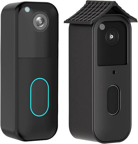 حامل جرس باب لاصق بدون حفر متوافق مع جرس الباب Blink (الجيل الثاني)، حامل غطاء دعامة تثبيت جرس الباب، حامل كاميرا مضاد للسرقة بدون مستشعر حركة للمنزل، الشقة، المكتب، الإيجار in Kuwait